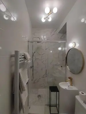 Salle de bains dans l'établissement Le CocoOn Doré