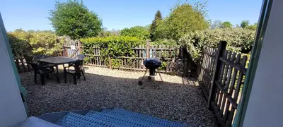 Balcon ou terrasse dans l'établissement L'alambic