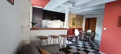 Cuisine ou kitchenette dans l'établissement la petite charentaise