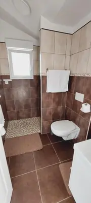 Salle de bains dans l'établissement Chez Isa