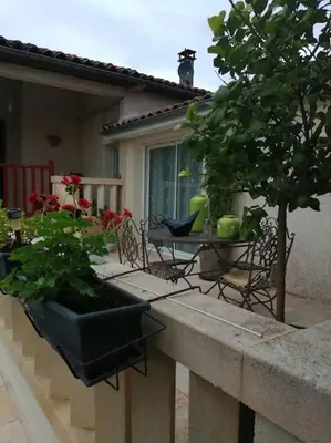 Balcon ou terrasse dans l'établissement Chez Isa