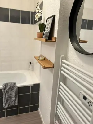 Salle de bains dans l'établissement Niort Home