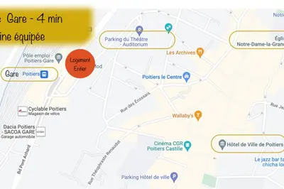 Plan de l'établissement Appartement en face de la gare - centre ville