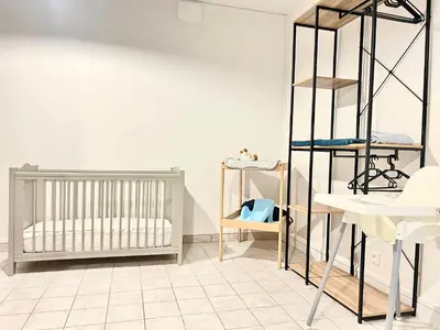 Un ou plusieurs lits dans un hébergement de l'établissement Le Grand Penon ~ Logement Spacieux à 6 min du Parc