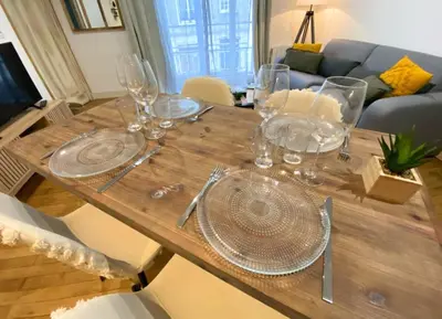 Coin salon dans l'établissement Le Général - 4 personnes - Poitiers - La Conciergerie