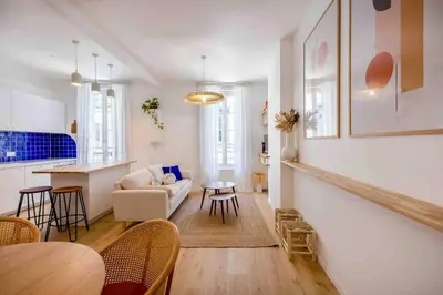 Coin salon dans l'établissement ღ Le Majorelle • Au cœur du vieux port et cosy