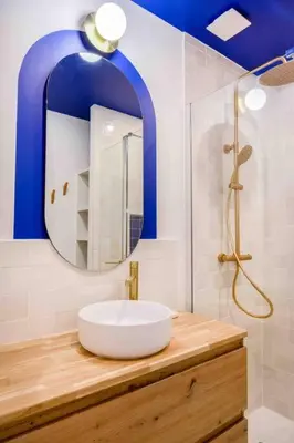 Salle de bains dans l'établissement ღ Le Majorelle • Au cœur du vieux port et cosy