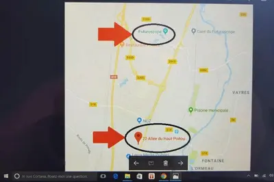 Plan de l'établissement LE GOOD TRIP studio à 3 min du Futuroscope