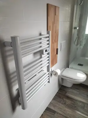 Salle de bains dans l'établissement Logement entier 3 pièces et terrasse