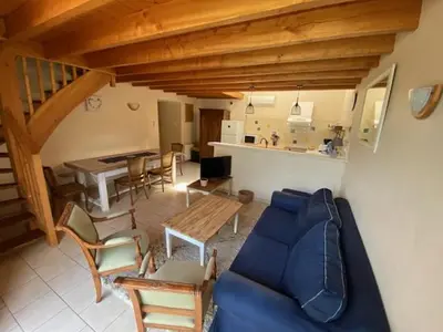 Coin salon dans l'établissement le Domaine du Petit Bois, Gîte le Marronnier
