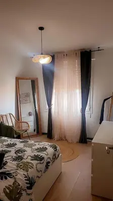 Un ou plusieurs lits dans un hébergement de l'établissement Appartement au cœur de la cité d'Angoulême