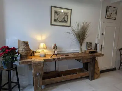 Plan de l'établissement Ancien moulin rustique avec jardin, WIFI et parking, animaux acceptés - FR-1-653-251