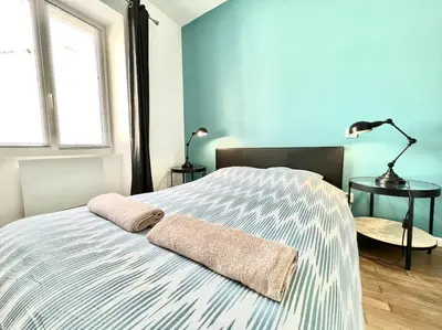 Un ou plusieurs lits dans un hébergement de l'établissement La baillargeoise - Superbe maison à 7 min du parc