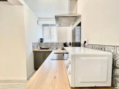Cuisine ou kitchenette dans l'établissement La baillargeoise - Superbe maison à 7 min du parc