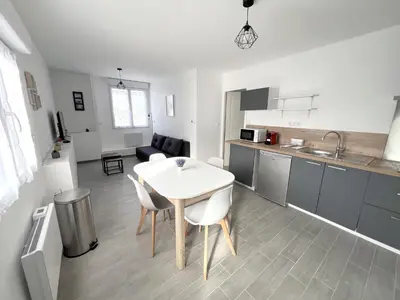 Cuisine ou kitchenette dans l'établissement 178B - Appartement T2 Tout Confort - Wifi Netflix