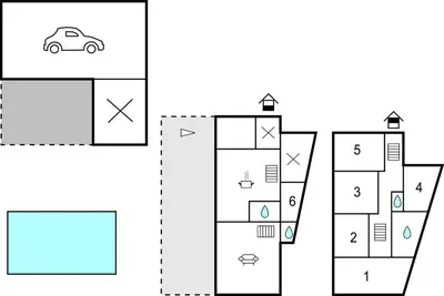 Plan de l'établissement Amazing Home In Suaux