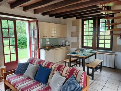 Cuisine ou kitchenette dans l'établissement COTTAGE