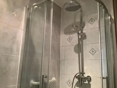 Salle de bains dans l'établissement Sundown