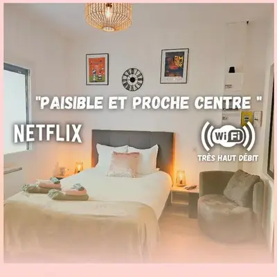 Studio lumineux proche du centre