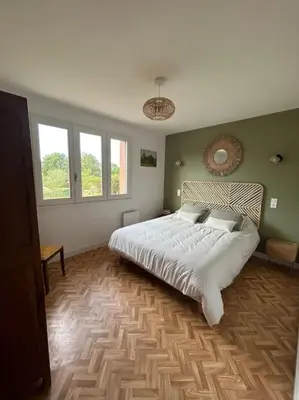 Un ou plusieurs lits dans un hébergement de l'établissement Le gîte de Marie
