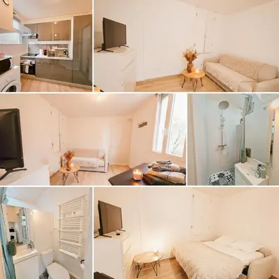 Salle de bains dans l'établissement Studio paisible proche centre