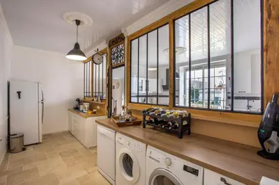 Cuisine ou kitchenette dans l'établissement L'escapade Vendéenne - Grand jardin 4 chambres