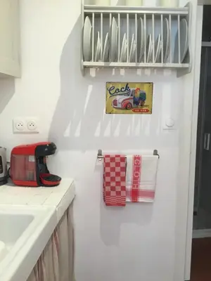 Cuisine ou kitchenette dans l'établissement Chateau des Fouilloux - Guest House