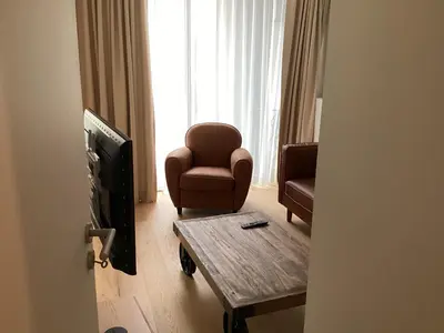 Télévision ou salle de divertissement dans l'établissement Duplex à 10 min de La Rochelle