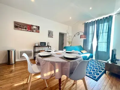Cuisine ou kitchenette dans l'établissement Le Calypso, superbe T3+Parking proche du centre