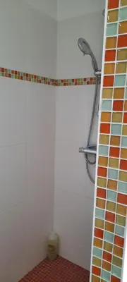 Salle de bains dans l'établissement Studio situé centre ville