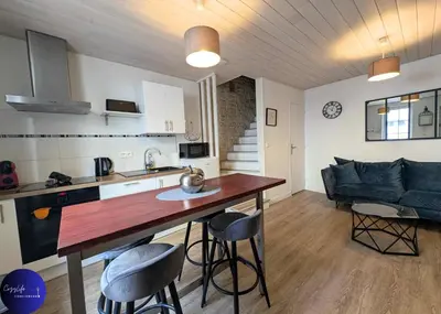 Cuisine ou kitchenette dans l'établissement Le Paul by CozyLife - Centre Ville - Gare