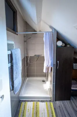 Salle de bains dans l'établissement Coeur de Charente Maritime, la charentaise