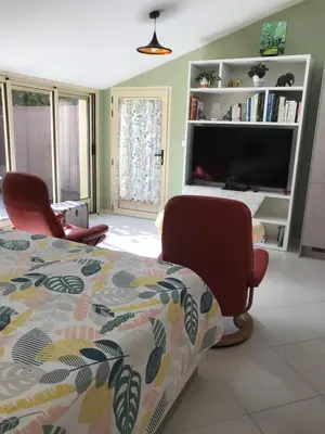 Télévision ou salle de divertissement dans l'établissement Super studio coup de cœur