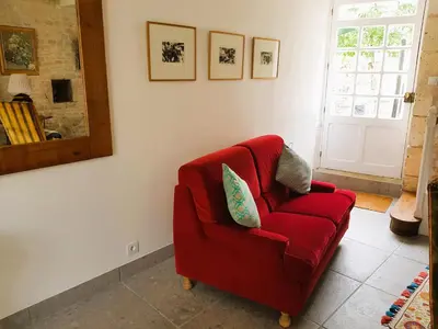 Coin salon dans l'établissement Maison Chinsa