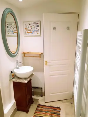 Salle de bains dans l'établissement Maison Chinsa