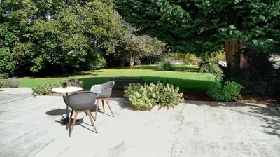 Jardin de l'établissement Demeures ressourçantes - Le Vallon