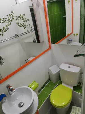 Salle de bains dans l'établissement Demain l'Océan Hyper-centre La Rochelle - Sans le Kit linge ni ménage