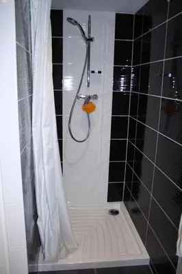 Salle de bains dans l'établissement Logement des pivoines