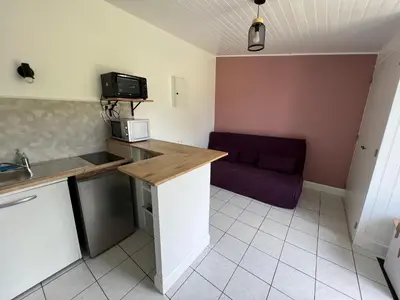 Cuisine ou kitchenette dans l'établissement Chez Laurie et Xavier studio 2