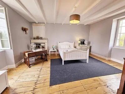 Coin salon dans l'établissement La spacieuse maison des miots