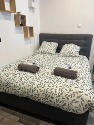 Un ou plusieurs lits dans un hébergement de l'établissement Cocooning à cognac