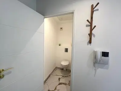 Salle de bains dans l'établissement Le Clos Demoiselles