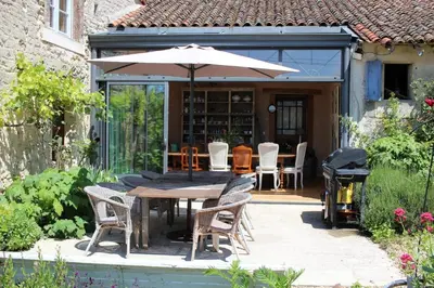 Jardin de l'établissement Domaine Dauget