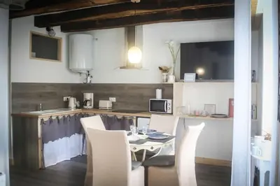 Cuisine ou kitchenette dans l'établissement Appartement lumineux de 35m² en centre-ville