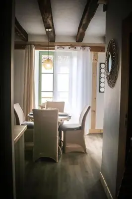 Coin salon dans l'établissement Appartement lumineux de 35m² en centre-ville