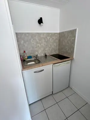 Cuisine ou kitchenette dans l'établissement Chez Laurie et Xavier studio 3