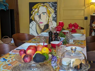 Nourriture dans le B&B/chambre d'hôtes ou à proximité