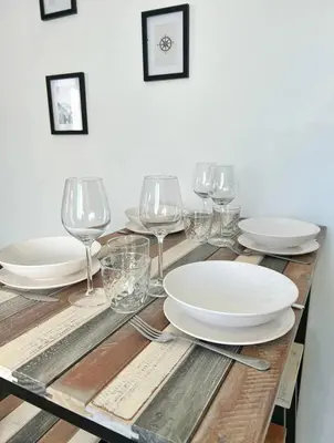 Plan de l'établissement Joli appartement avec parking