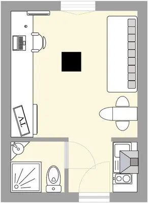 Plan de l'établissement A -15min à Vélo du vieux Port La Rochelle 2