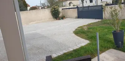Plan de l'établissement Maison contemporaine près de la mer